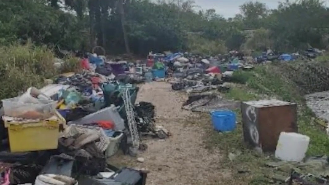 Melbourne clears out 17 tons of trash from camp